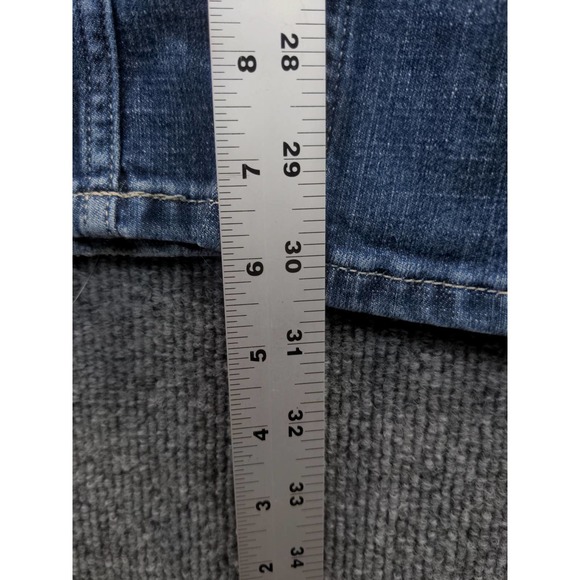 Mens Wrangler Boot Cut Jeans Size 15/32 Blue Denim 17W 30.5 Inseam - Picture 5 of 11